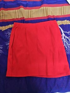 knitted cord set top with skirt