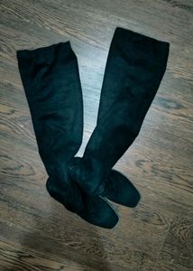 H&amp;M Thigh High Suede Boots