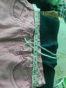 pastel pink joggers
