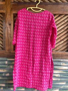 Vibrant Pink Ethnic Kurta