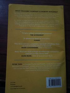 Zero to One by Peter Thiel