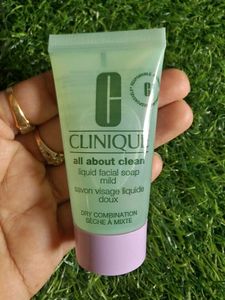 clinique all about clean liquid facial soap mild
