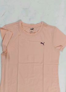 Puma Peach Logo T-Shirt
