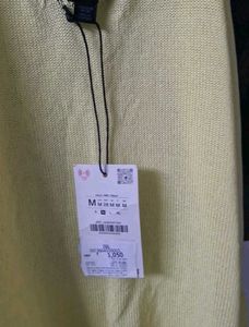 ZARA Yellow Spaghetti Strap Top