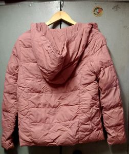 Nude Pink Puffer Jacket