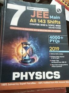 Physics Wala  jee mains pcm pyq books 2025