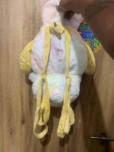 Sanrio Rainbow Cotton Candy Pompompurin backpack