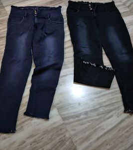 Stylish Bell Bottom Jeans pair of 2