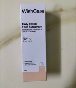 WishCare Daily Tinted Fluid Sunscreen SPF 50+