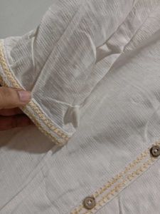 Elegant White Shirt Kurta