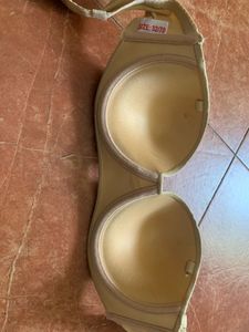 Strapless Beige Bra