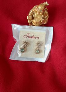 Elegant Gemstone Drop Earrings