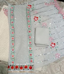 Embroidery Work Georgette Suit