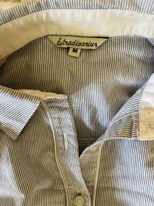 Striped Button-Up Shirt Dress