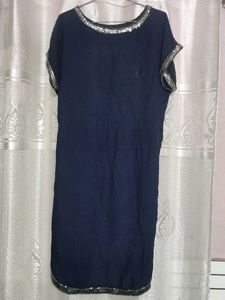 Sparkling Navy Blue Dress