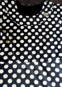 Beautiful Short Firock Black White