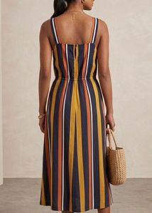 Striped Midi Dress