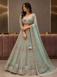 Designer Embellished Lehenga Choli Set