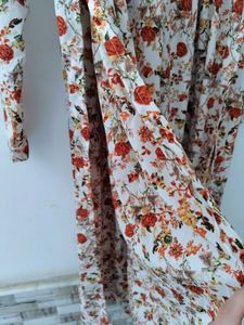 Elegant Floral Print aaliya cut kurti