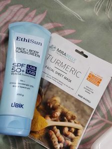 EthiSun Face + Body Sunscreen &amp; Mirabelle Mask