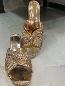 Heavy Work Golden Heels