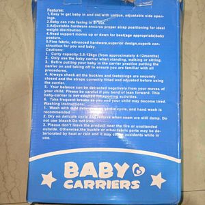 Baby Carrier Unused