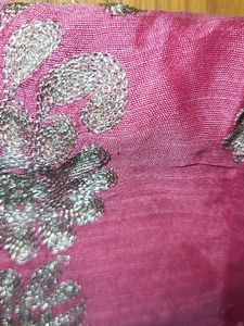 Festive Kurta Intact,embroidery And Lining.