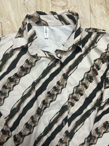 Stylish Striped Button-Up Shirt