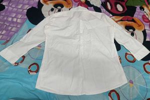Classic White Button-Up Shirt