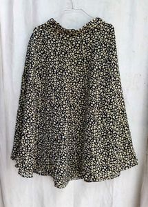 I. Floral Print Midi skirt