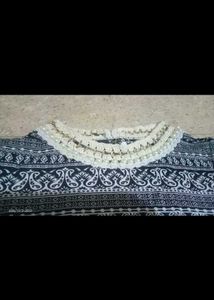 2 Top Blue Printed