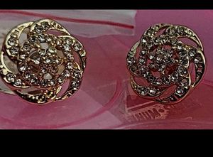 Sparkling Rose Gold Jewelry Set