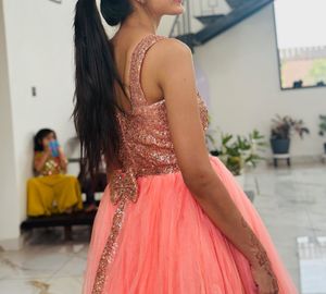 Stunning Sequin &amp; Tulle Gown