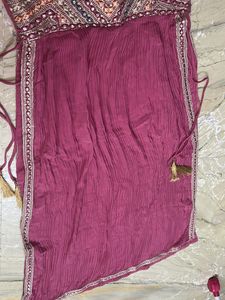 Embroidered naira cut sharara set