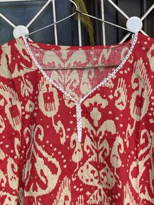 women cord set cotton fabric