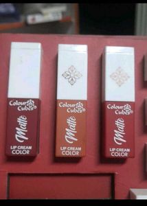 Colour Cubes Matte Lip Cream Color Set 9