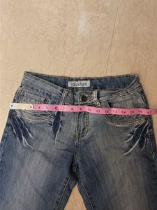 Y2k Vintage Women's Flared Blue Denim Jeans