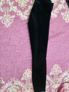 Gap Black Velvet Pants