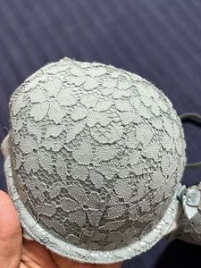 Light Blue Lace Padded Bra