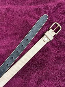 Women's Beige Textured Belt