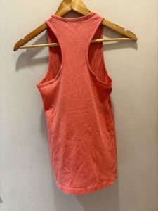 Coral Heathered Tank Top
