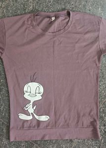 Cute Tweety Bird Graphic Sweatshirt
