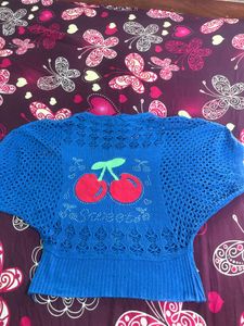 Cute Cherry Crochet Top