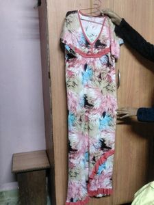 Night Gown Multicolour Stretchable Free Size