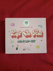 MyGlamm Popxo Mini Lip Kit ( Left On Red )