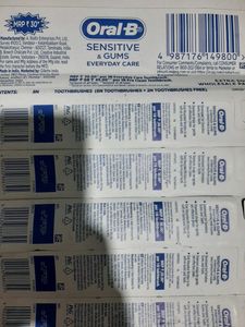 ORAL B NEW WITH TAG SOFT  TOTAL 8 BRANDED BRUSH
