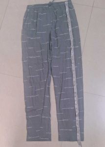 Grey Printed Pajama Pants