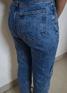 Vintage Wash Mom Jeans