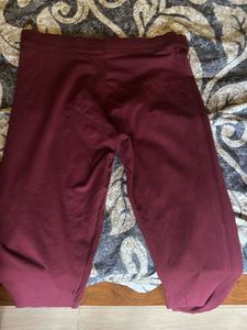 free size Maroon Comfortable Lounge Pants