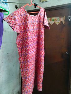 Comfortable Printed kurta and leggins.